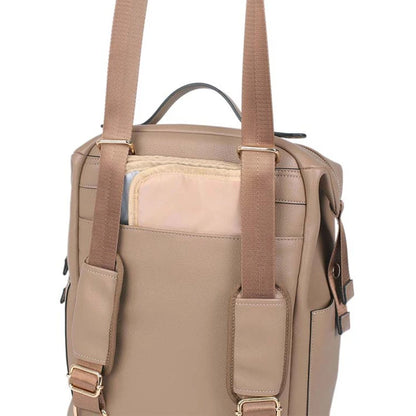 Leather Diaper Backpack All-In-One